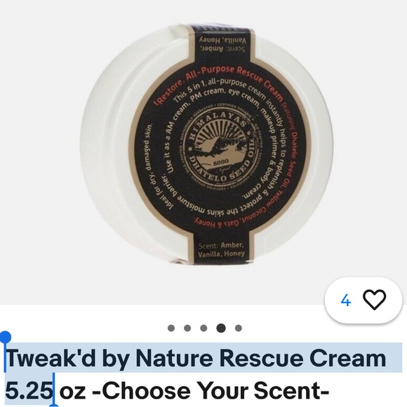 Tweak'd by Nature Rescue Cream
